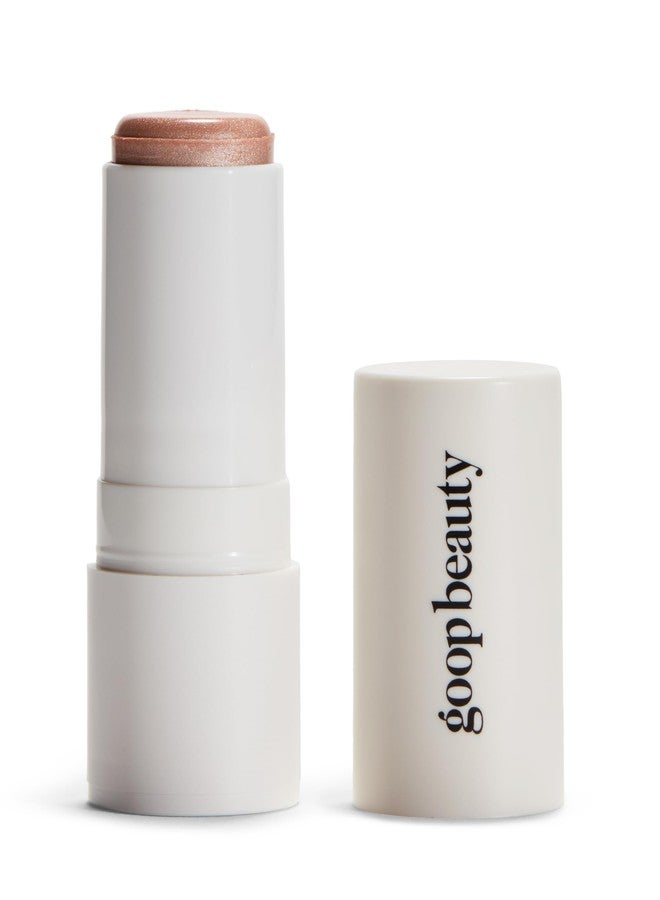 goop Beauty Glow Skin Highlighter Stick | Multi-Use Highlighter with Pearlescent Glow | Amino Acid & Micropearl Blend | Makeup and Skincare | Aura: Champagne Gold | 0.28 oz - Image 1